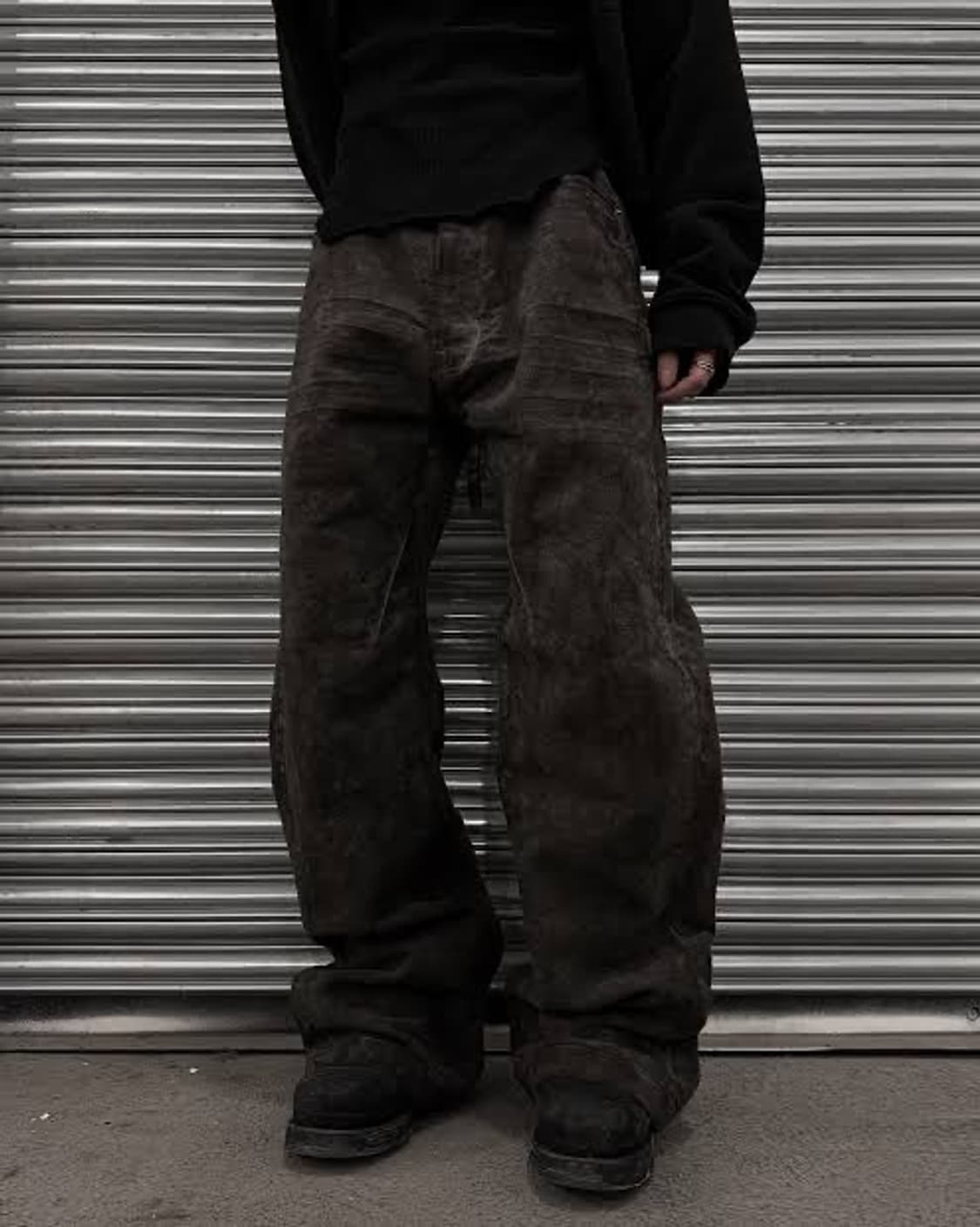 릭오웬스 몰스킨 geth jeans  상품이미지2