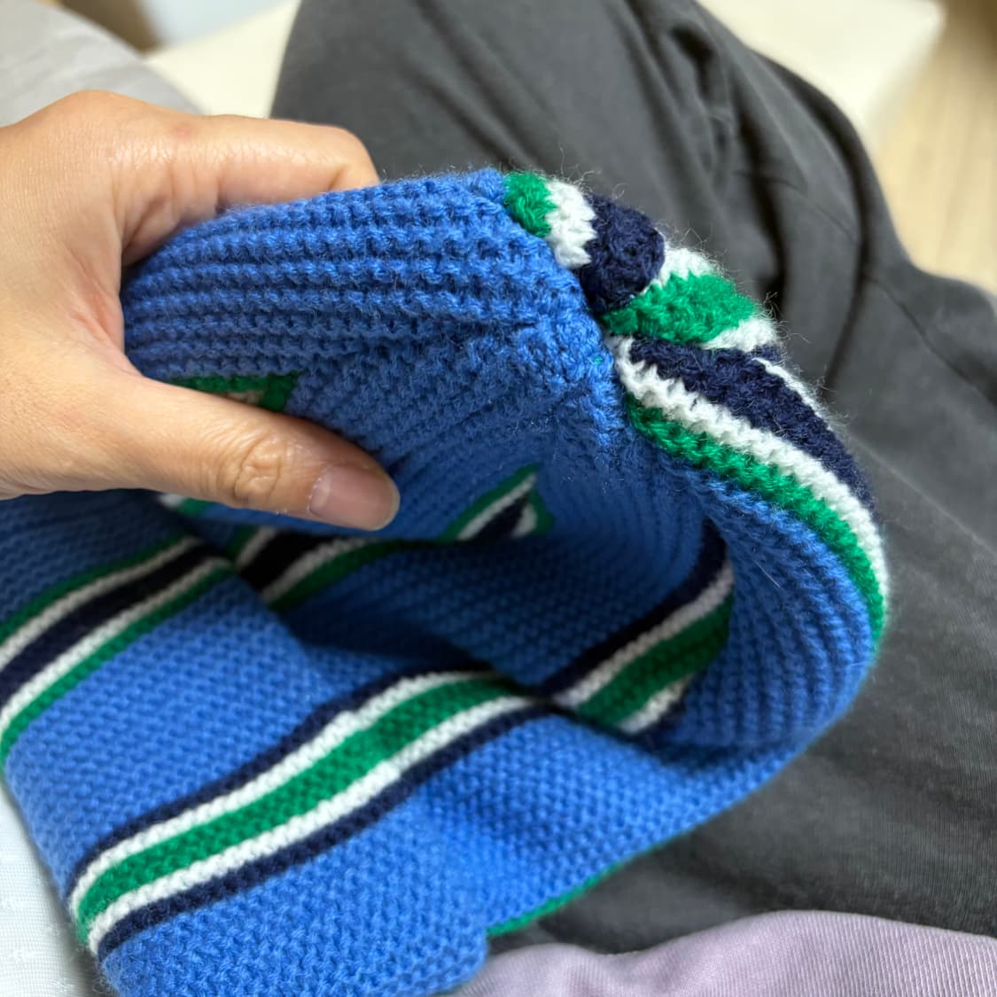 STUSSY VERTICAL STRIPE CUFF BEANIE  상품이미지7