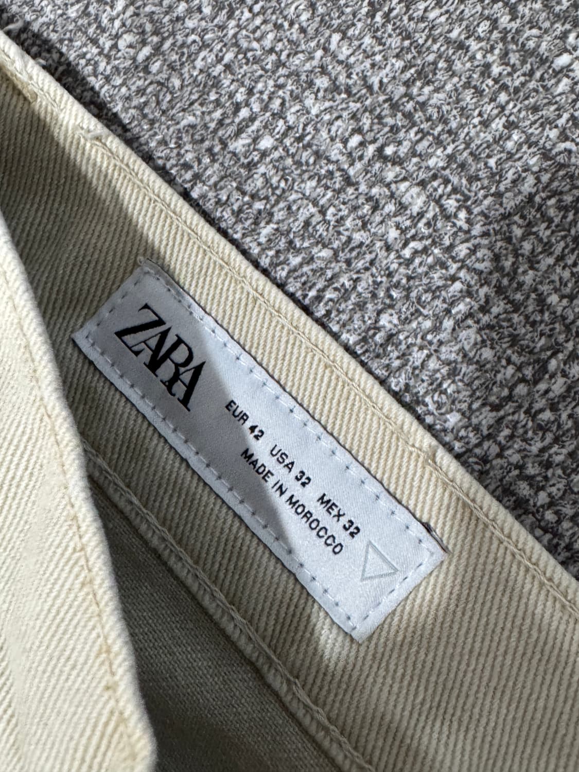 자라 유틸리티 포켓 팬츠 라이트 샌드 32 상품이미지6