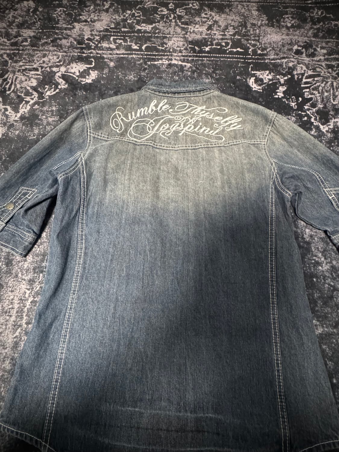 In the Attic Short Denim Shirt 상품이미지3