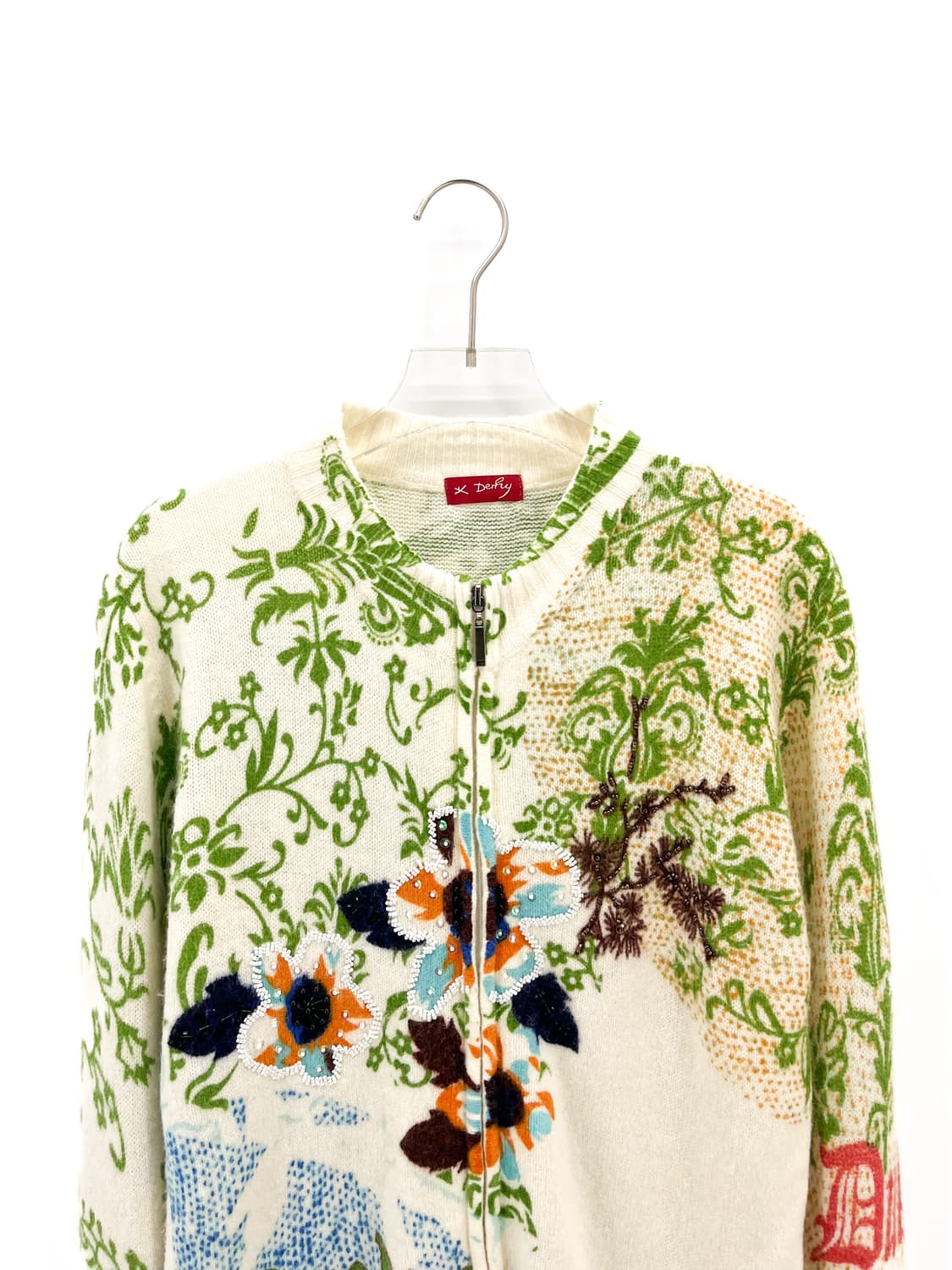  빈티지 보헤미안 히피 니트 집업  상품이미지2