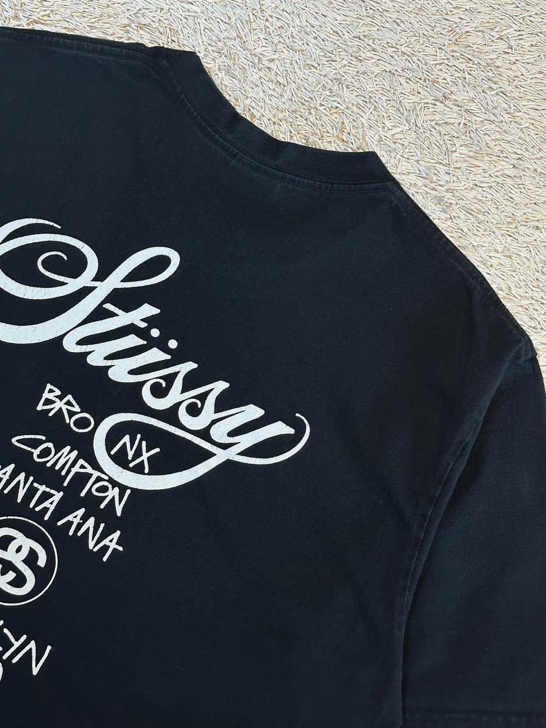 스투시 STUSSY 월드투어 반팔 티셔츠 블랙 상품이미지4