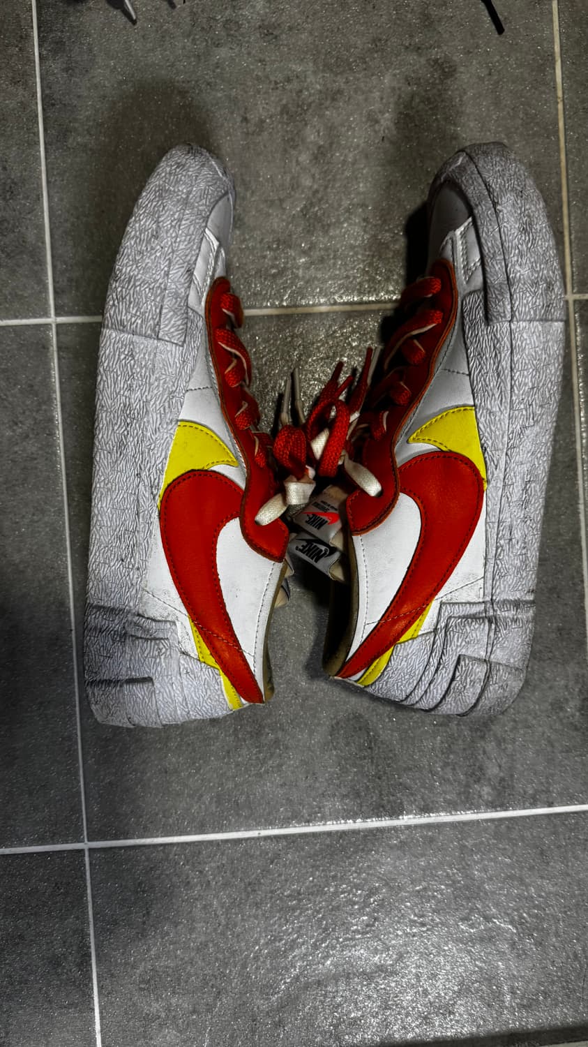 나이키 x 사카이 블레이저 로우 마그마 오렌지 상품이미지4