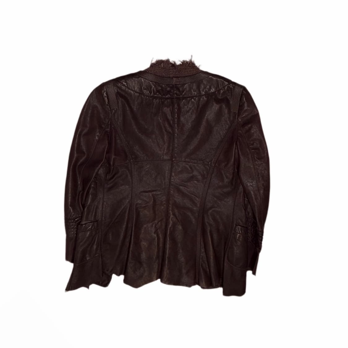 00’s Vintage Shirred Leather Jacket 상품이미지2