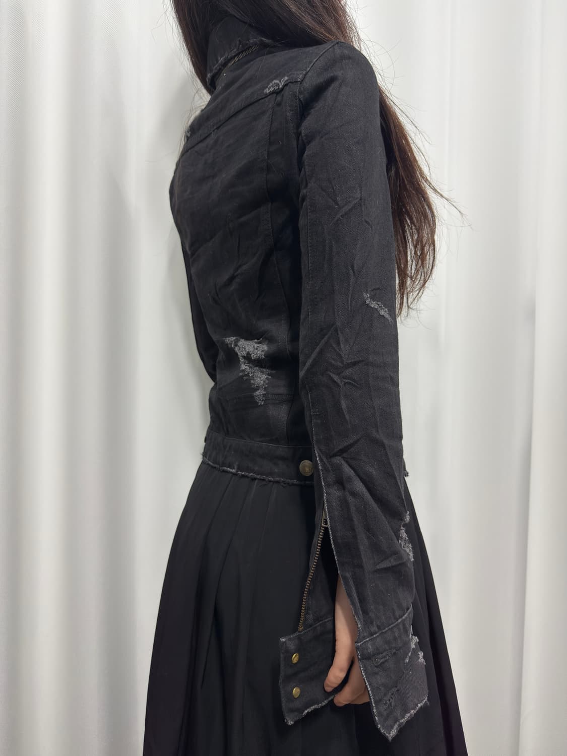 lgb damage denim jacket 상품이미지5
