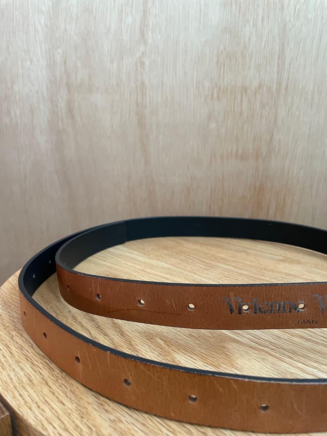 비비안웨스트우드 더블 라인 벨트 상품이미지5