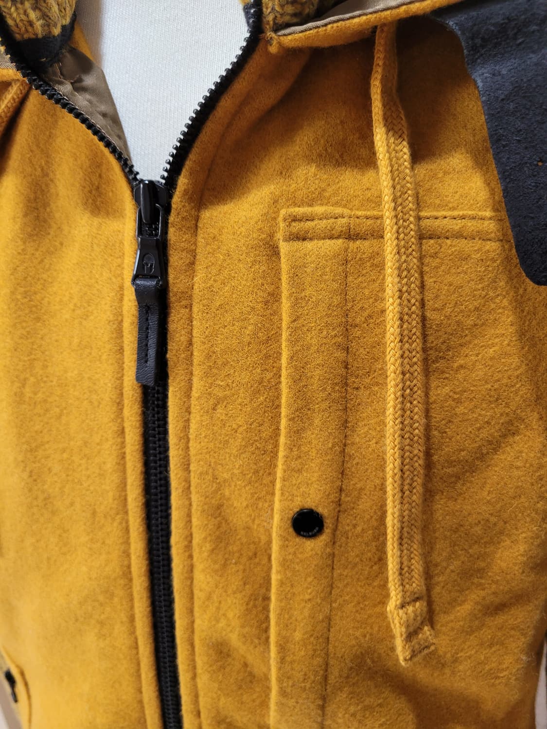 켈번 KELBURN 남자 모직 니트 후드 자켓 105 오렌지 상품이미지6