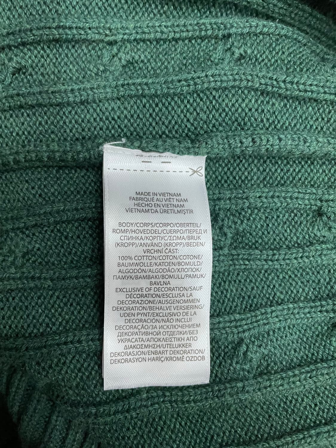 폴로 랄프로렌 케이블 니트 코튼 스웨터 그린 상품이미지7