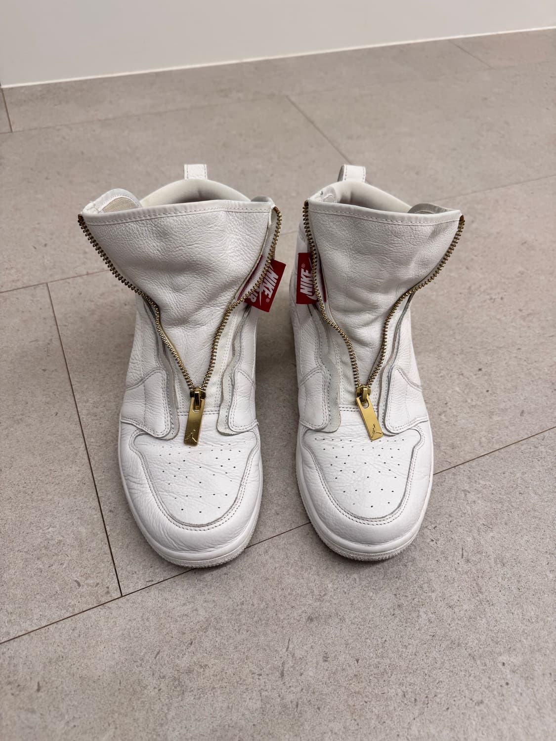 [희귀/270] 조던 1 레트로 하이 집 화이트 (우먼) 상품이미지8