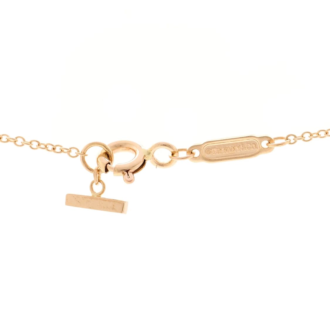 티파니앤코 스마일 목걸이 18k 로즈골드 스몰 정품 상품이미지2