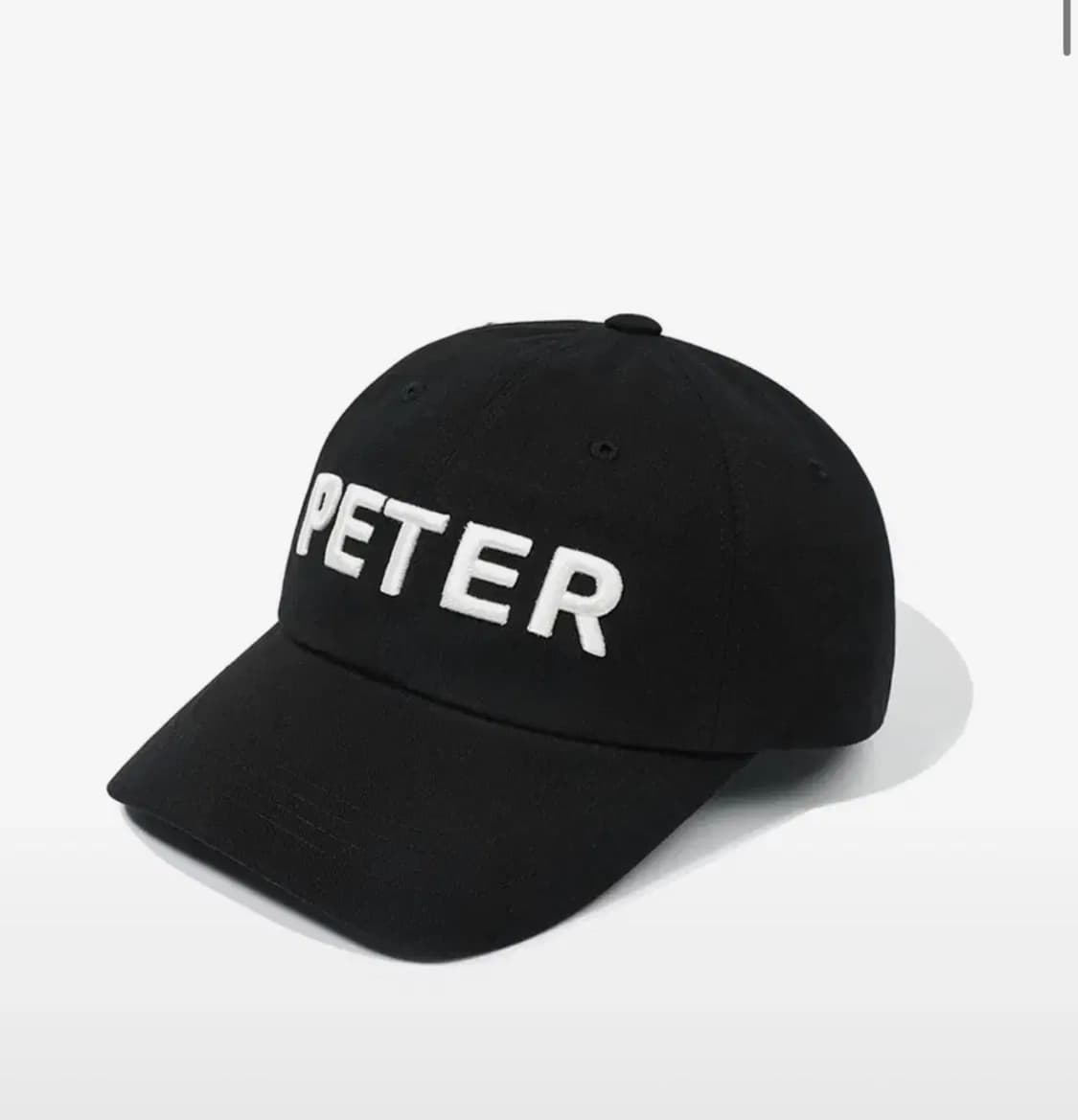 마이네임이즈피터 볼캡 - 블랙 상품이미지1