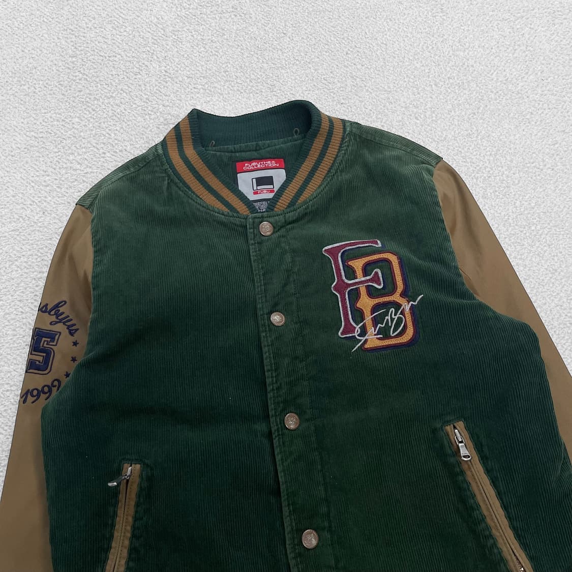 후부 Fubu 스펠 로고 코듀로이 바시티 자켓 상품이미지3