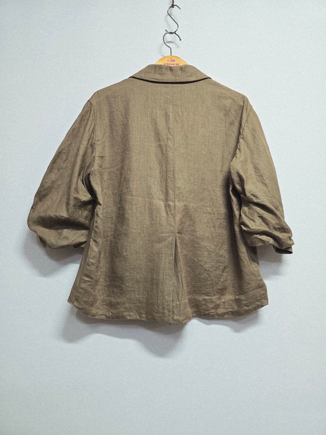 mare monte 브라운 하프 린넨 자켓 상품이미지5