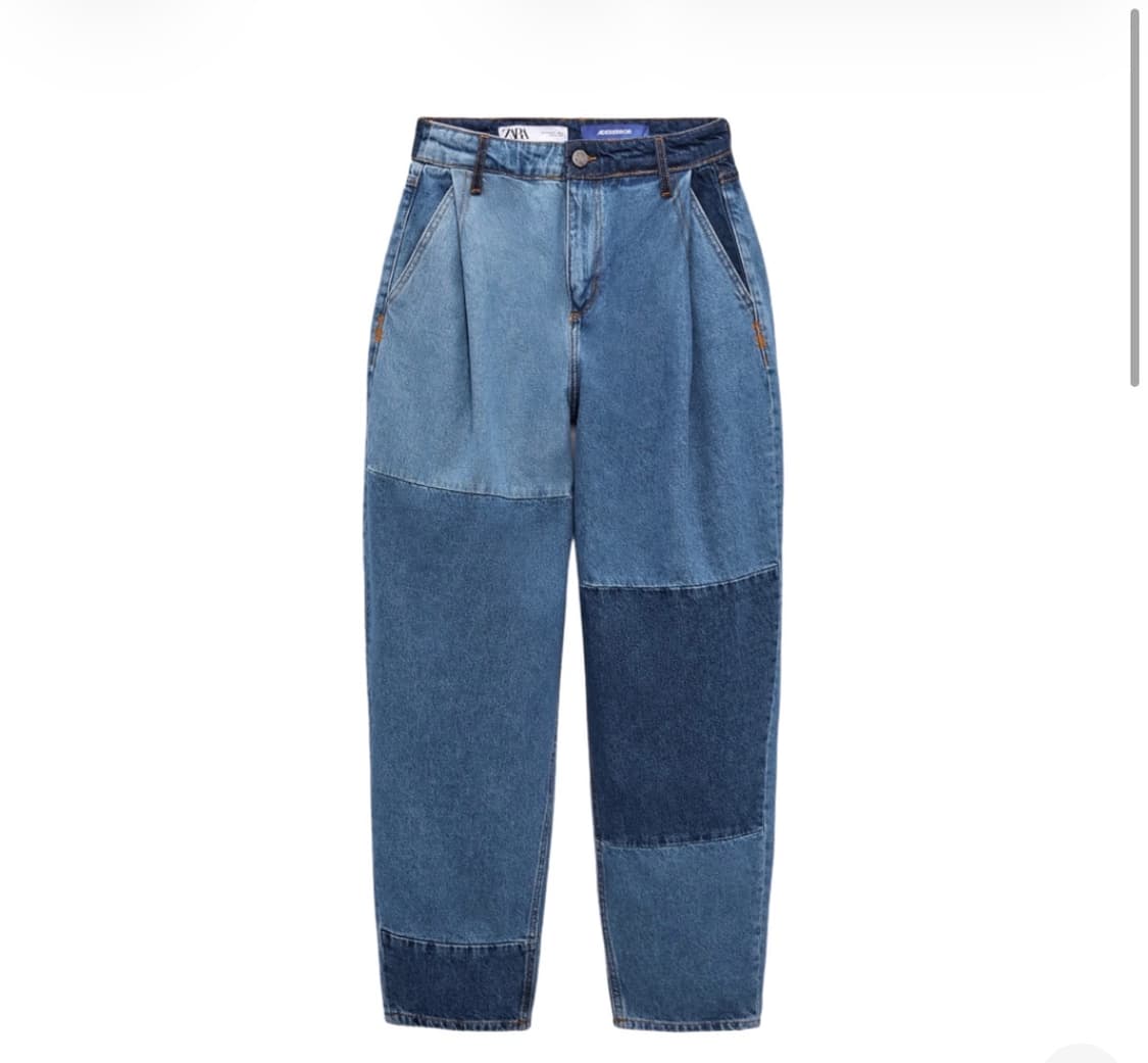 [34] 자라 x 아더에러 배럴 레그 진 블루 상품이미지1