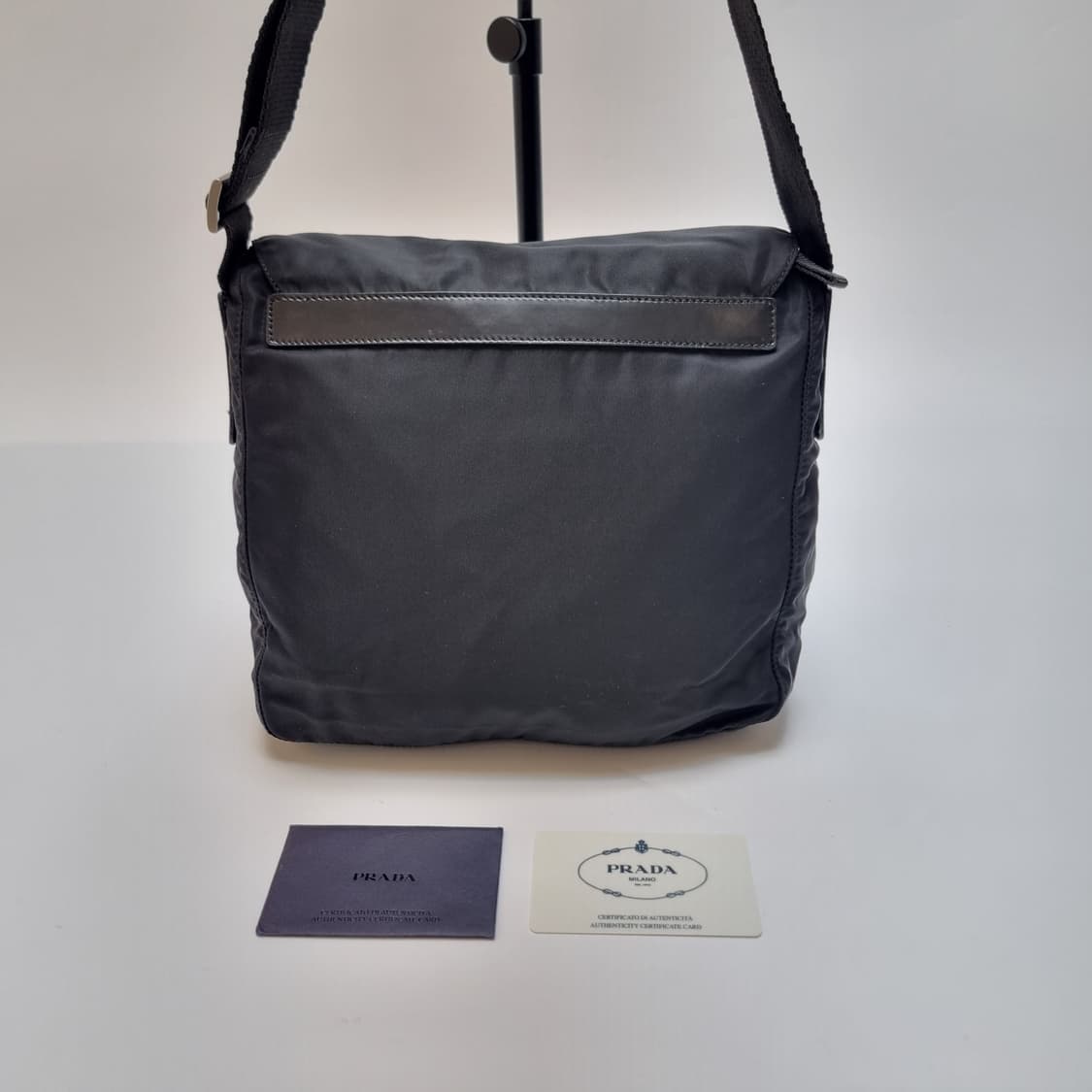 프라다 나일론 메신저백 크로스백 남녀공용(최상급, 개런티카드, 주우재백) 상품이미지4