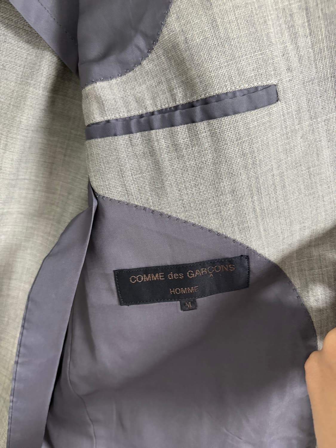 꼼데가르송 옴므 1989 아카이브 셋업 상품이미지3