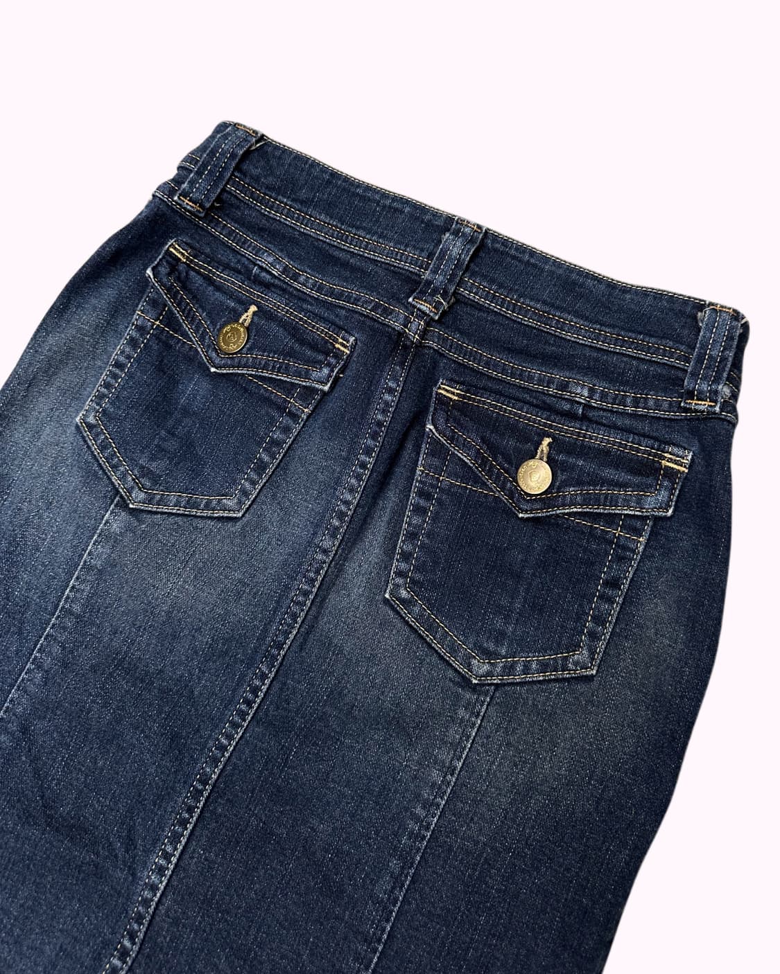C17 pannel line denim skirt 상품이미지6