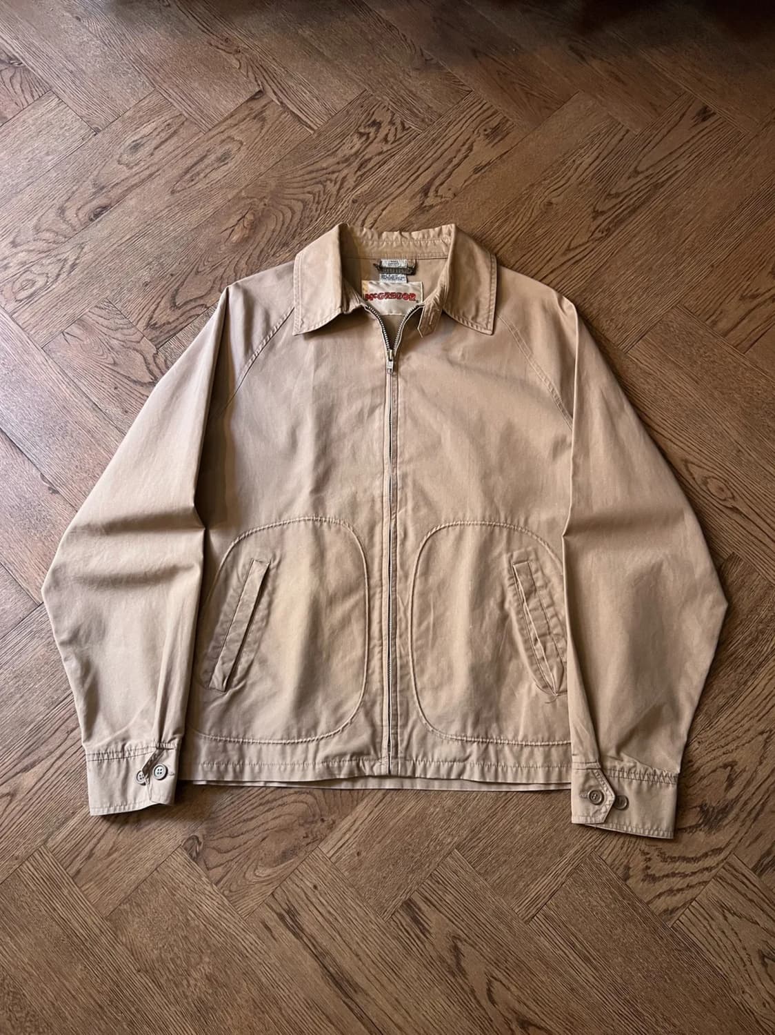 [S]90's McGREGOR 맥그리거 베이지 드리즐러 자켓 상품이미지1