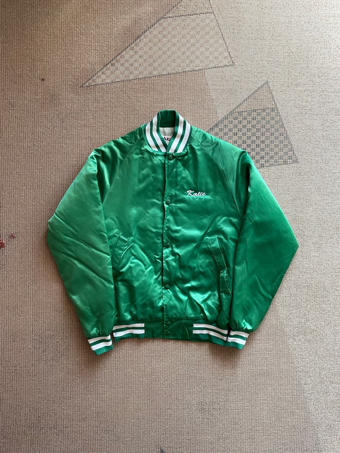 American vintage 치어리더 샤틴 자켓 상품이미지2