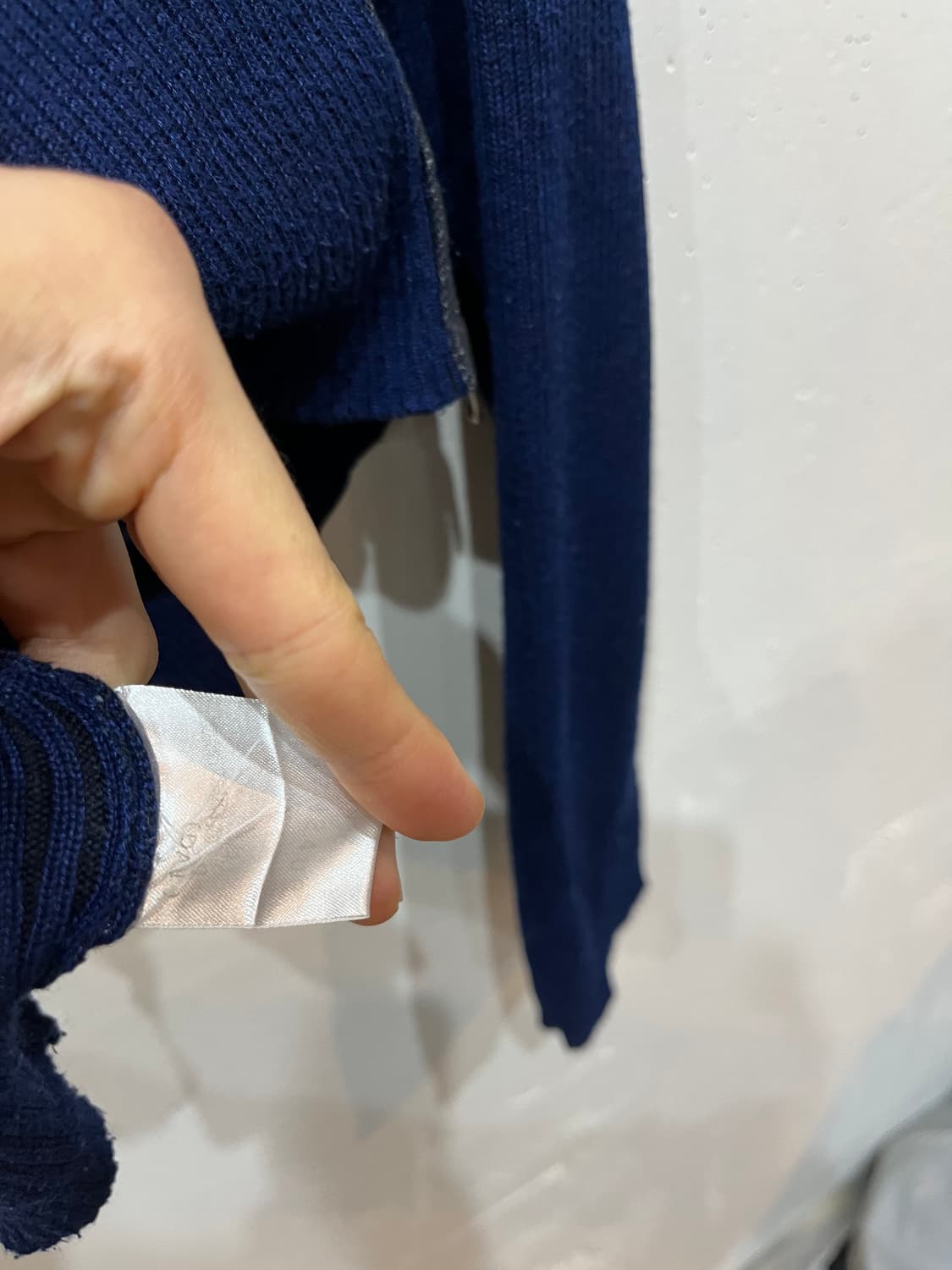 MORGAN HOMME 투웨이 골지 니트집업 상품이미지6