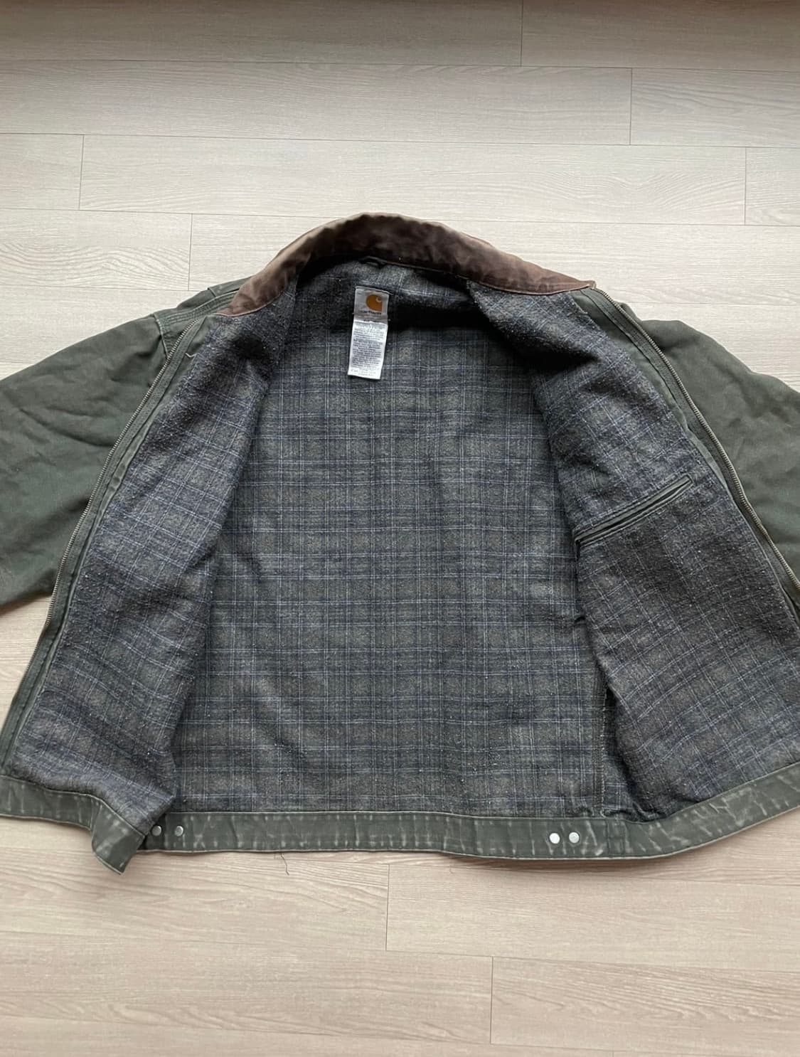 칼하트 J97 디트로이트 자켓 모스그린 mos XL carhartt 상품이미지6