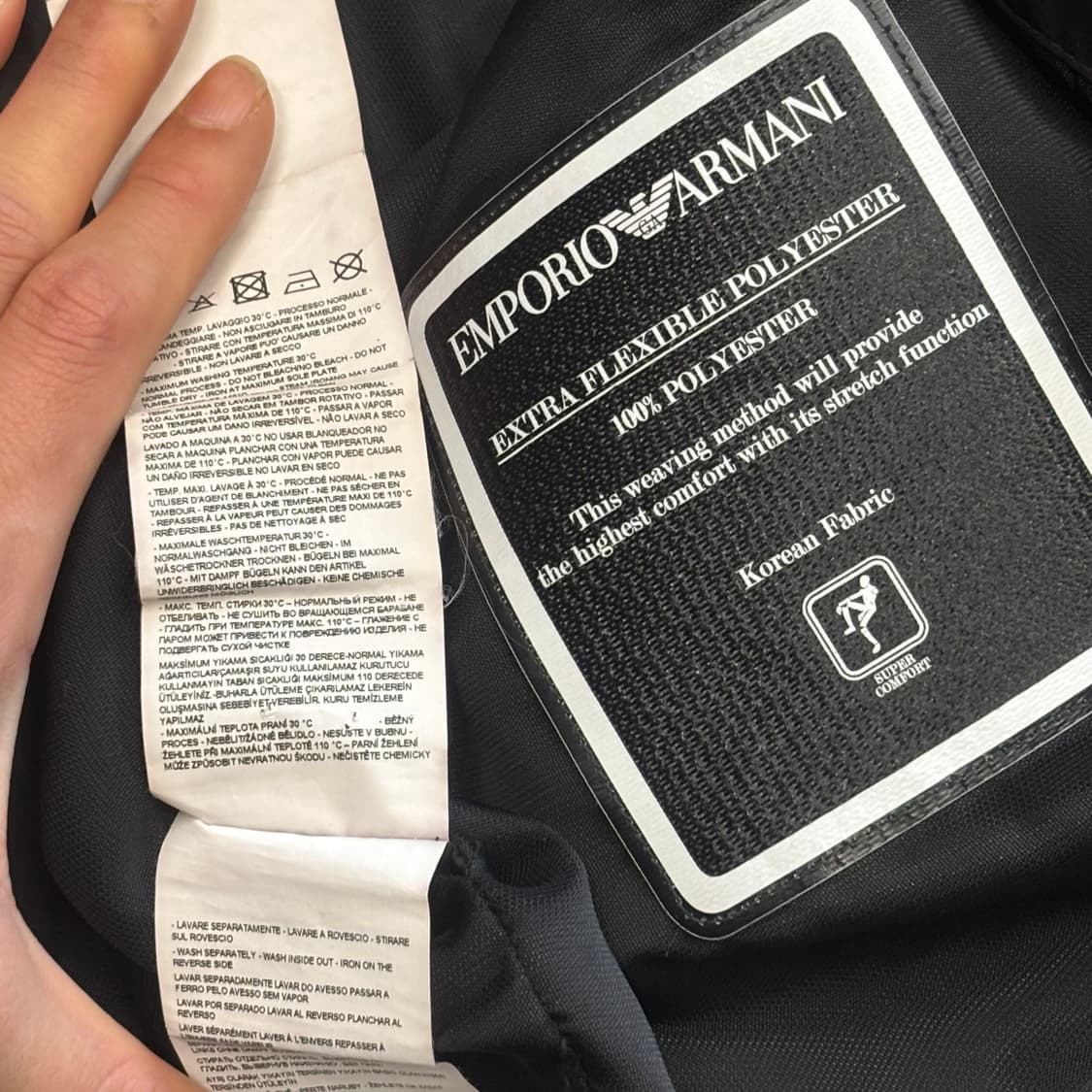 🫶🏻 엠포리오 아르마니 나일론 블루종 🫶🏻 상품이미지5