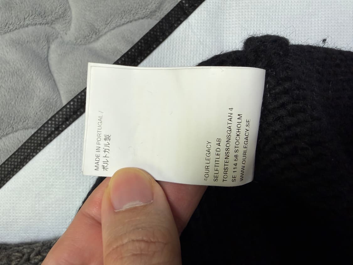 아워레가시 빅피케 니트 50 사이즈 상품이미지6