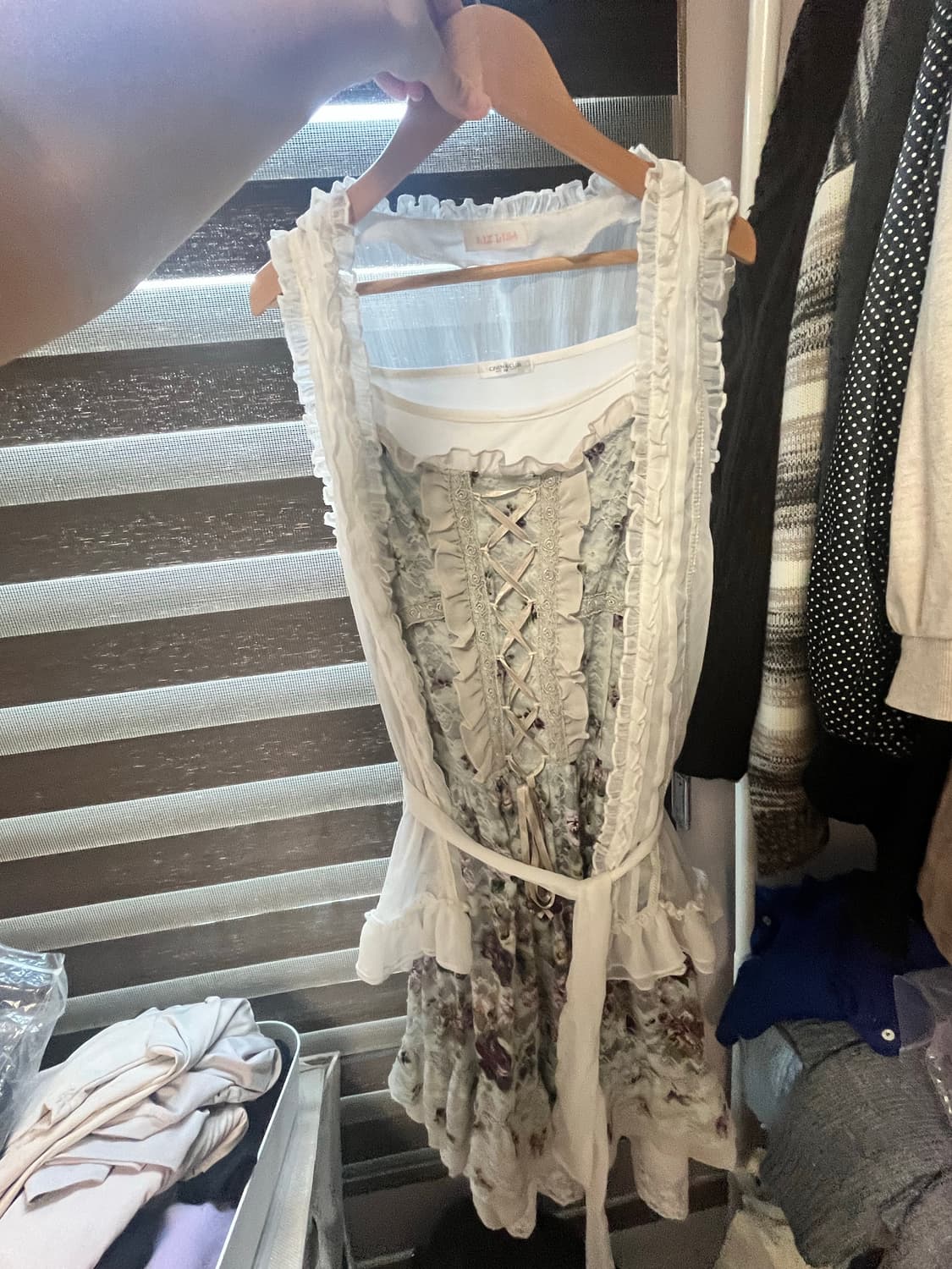 엑시즈팜 원피스+ 리즈리사 베스트가디건 포함 총4set 상품이미지4