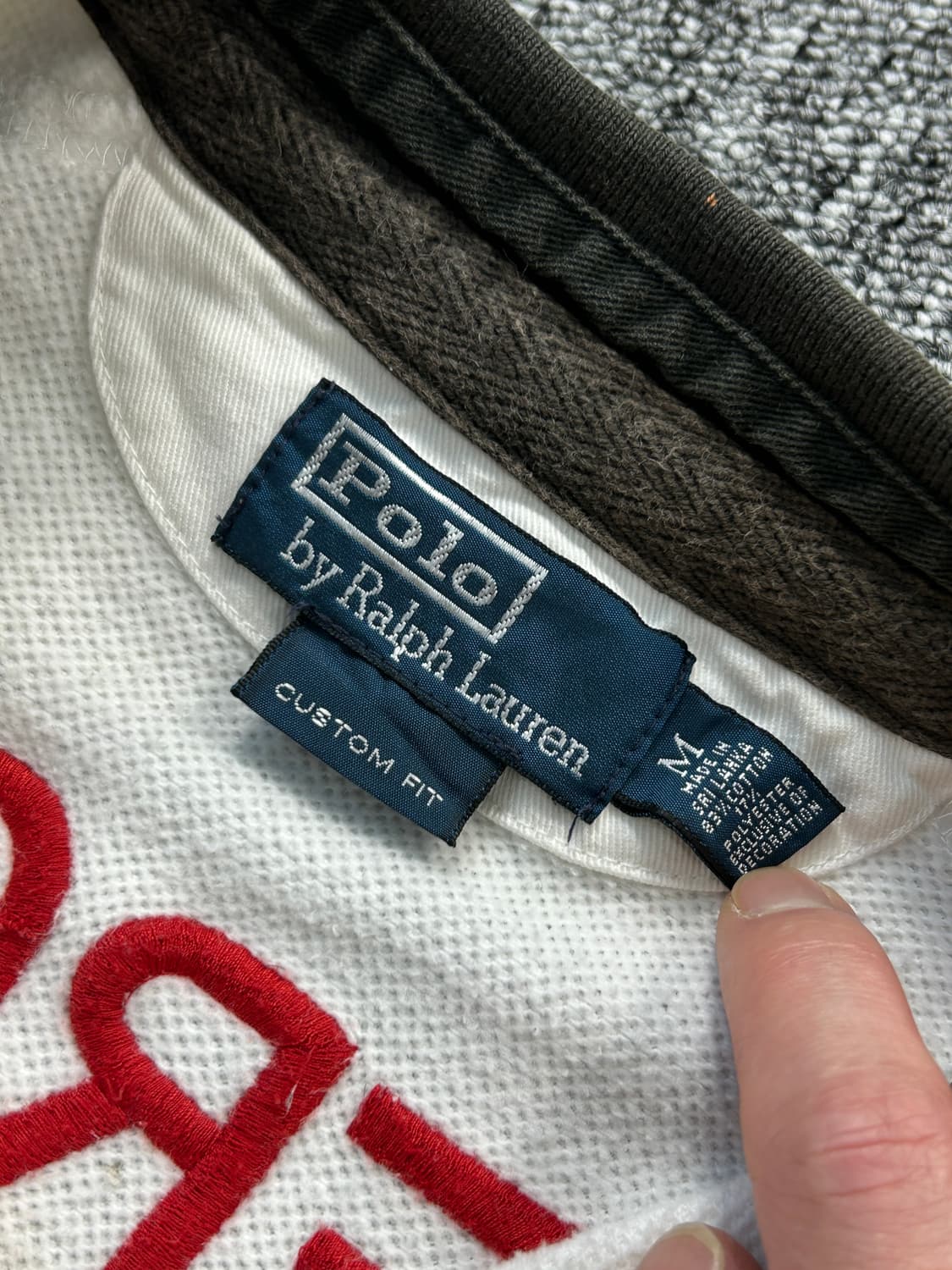 폴로 랄프로렌 팀 메르세르 화이트 럭비티 M   상품이미지10