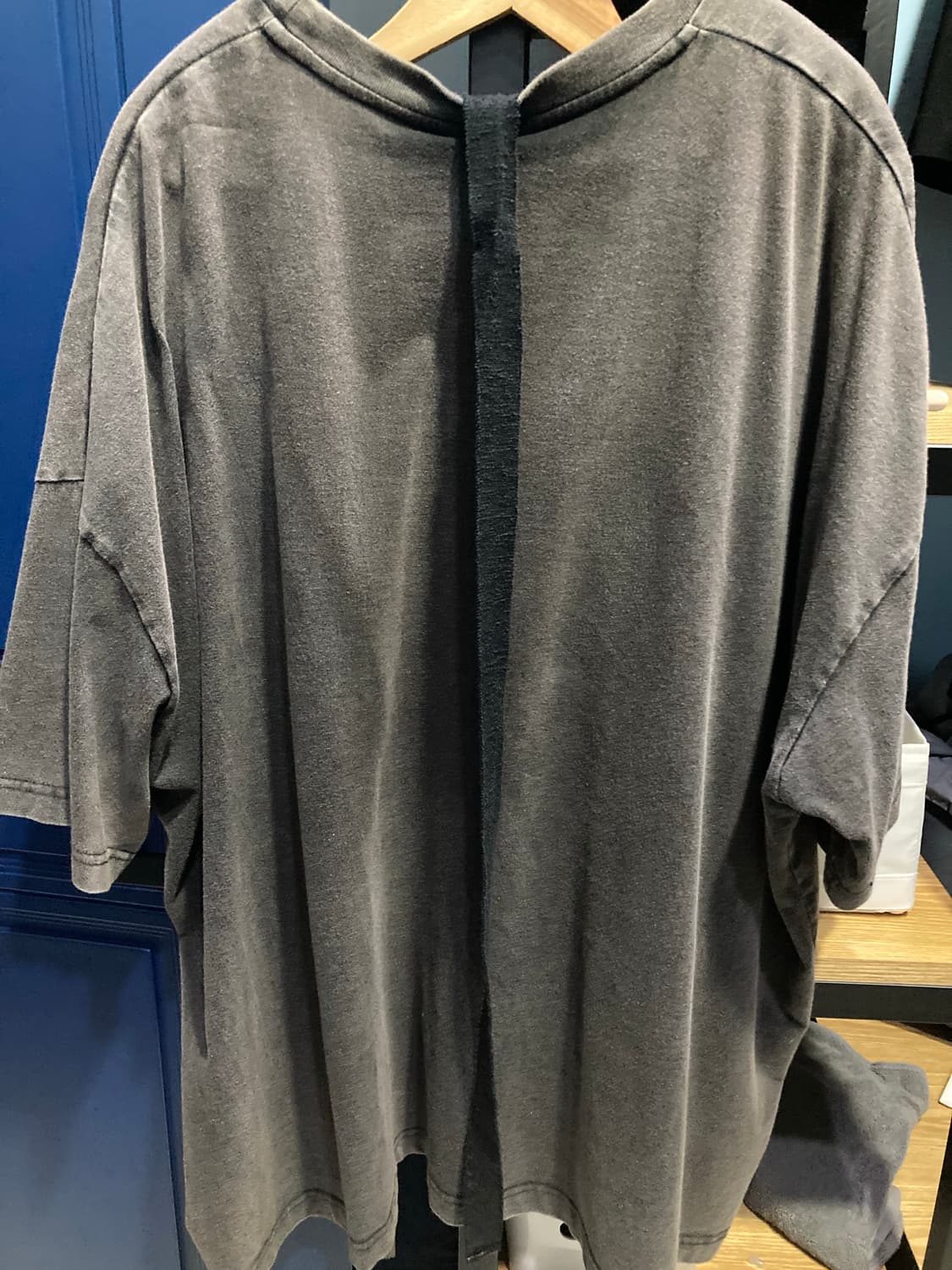 피스마이너스원 차콜 그레이 빈티지 반팔 상품이미지3