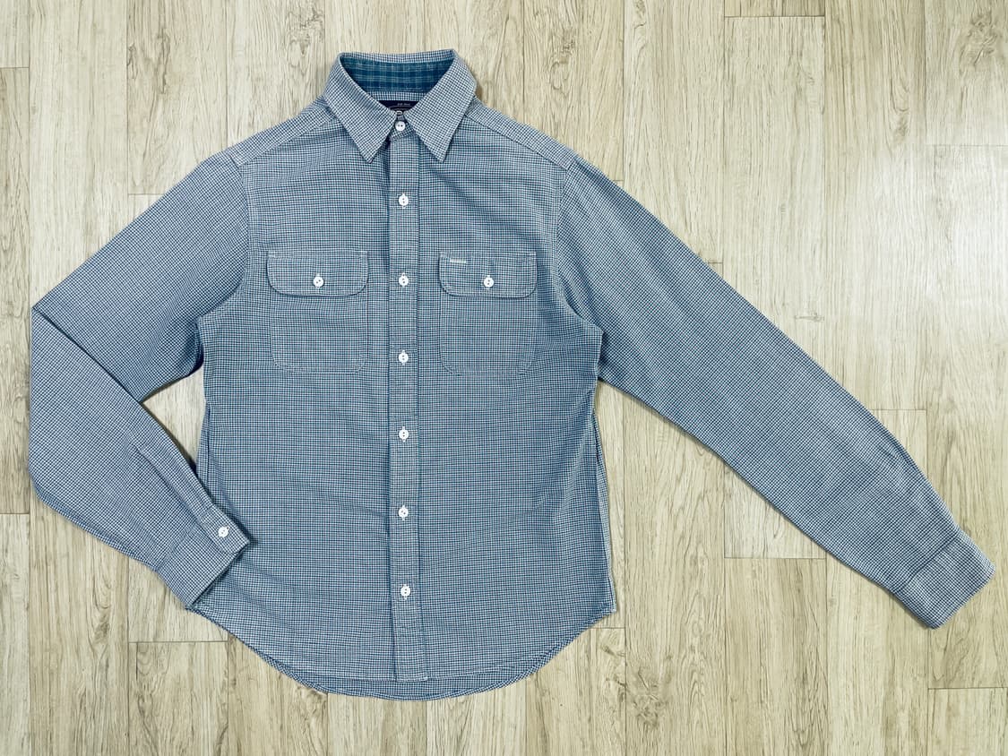 90~95) RRL 잔체크 워크셔츠 상품이미지1