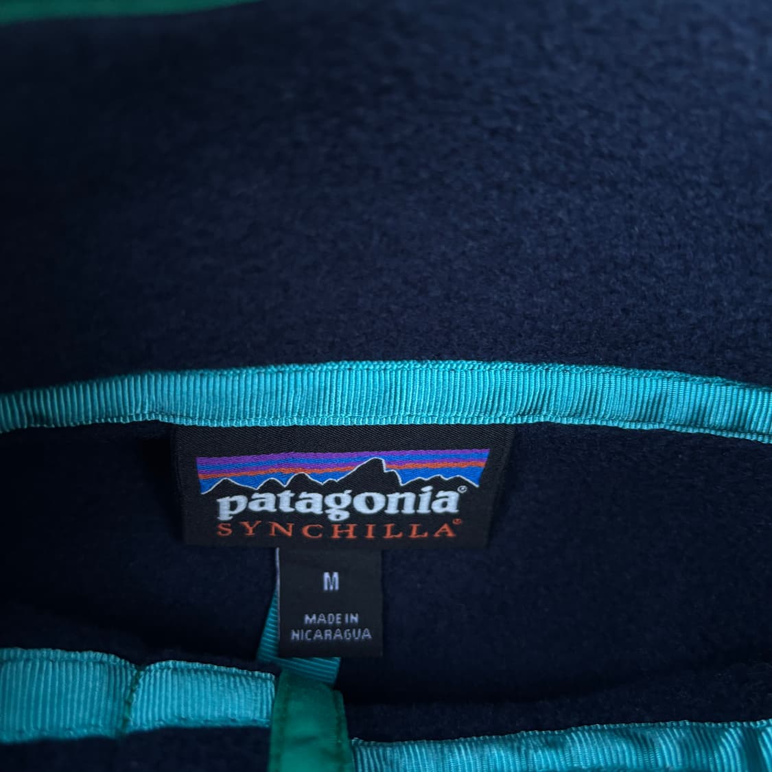 빈티지 파타고니아 네이비&민트 신칠라 플리스 상품이미지4