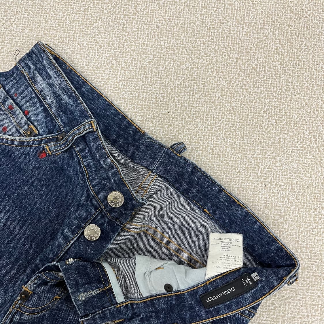 46 디스퀘어드2 스플래터 데님 청바지 0203M2 상품이미지2