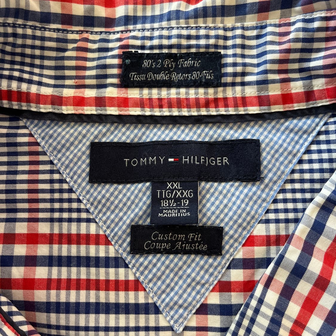 타미힐피거 체크셔츠 상품이미지5