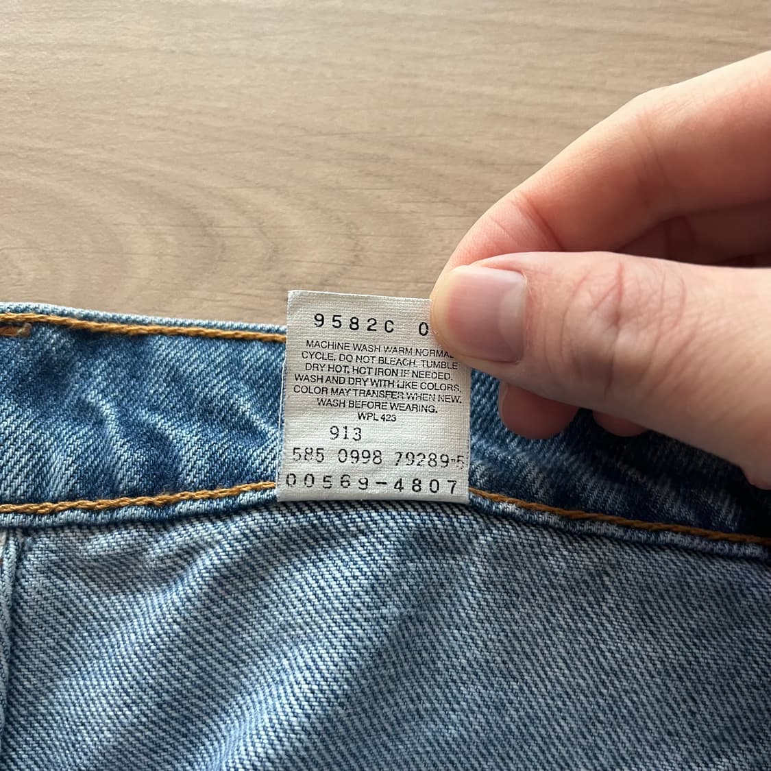 [36] 90s 빈티지 리바이스 569 컷오프 made in usa 상품이미지3