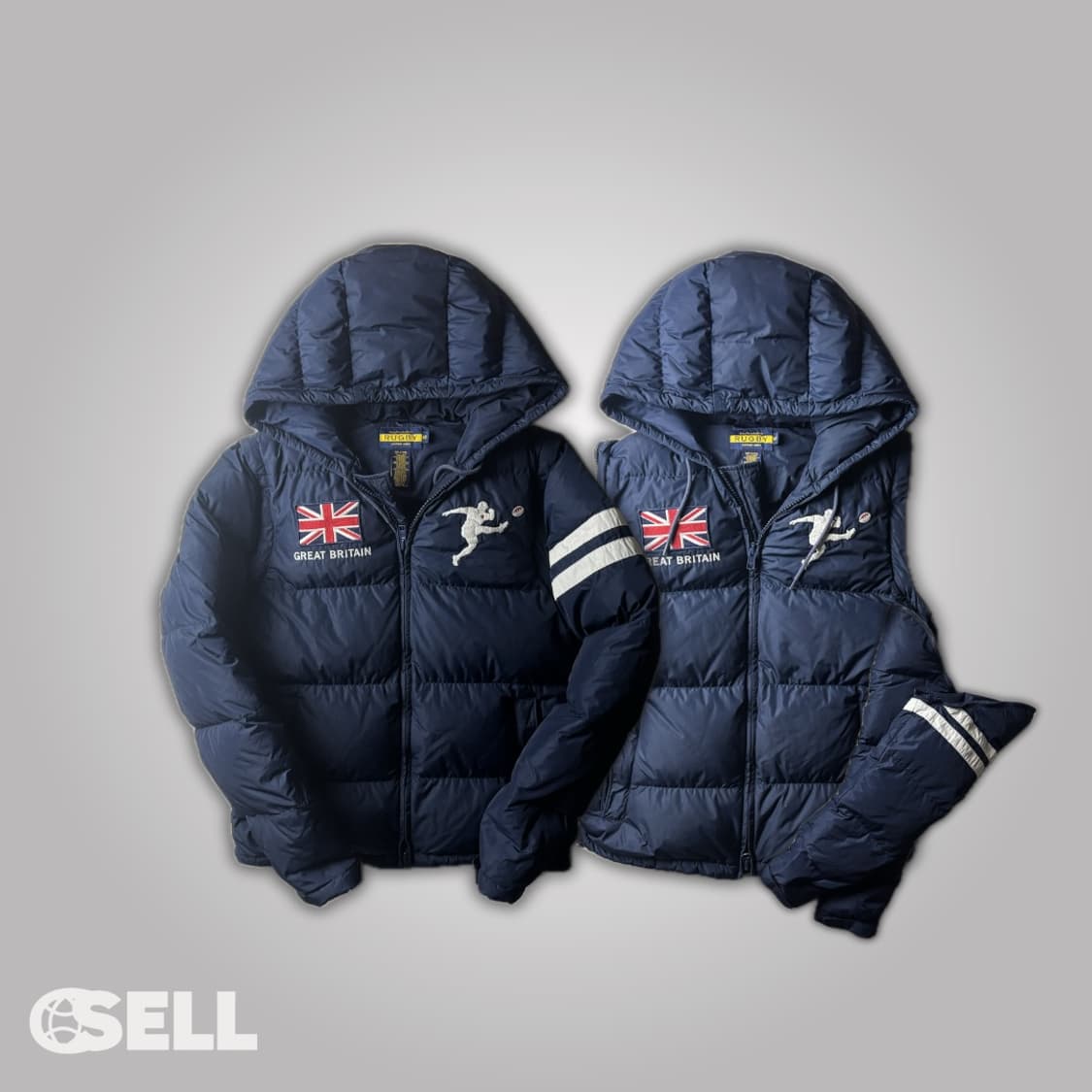 폴로 성조기 패딩 상품이미지2