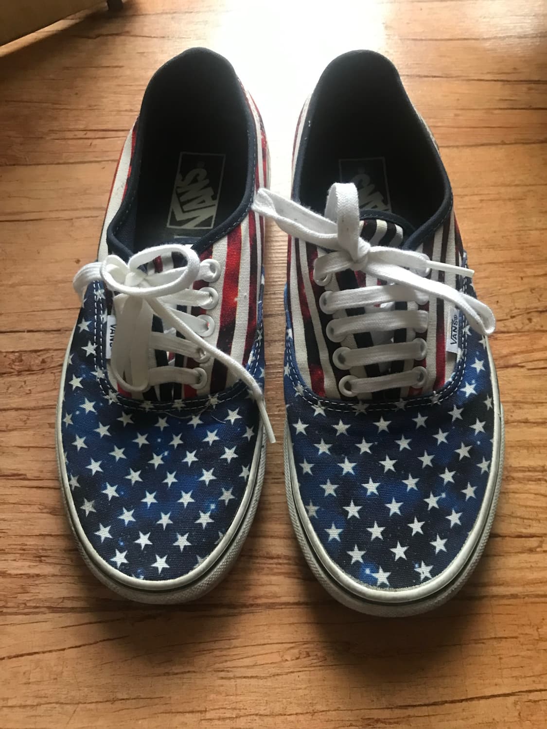 반스 성조기 패턴 빈티지 슬립온 250 상품이미지1