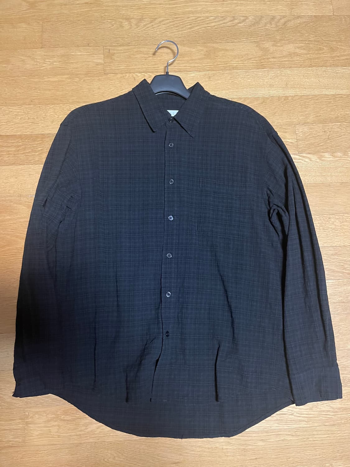 [m] 애습 조용한 체크 셔츠 상품이미지1