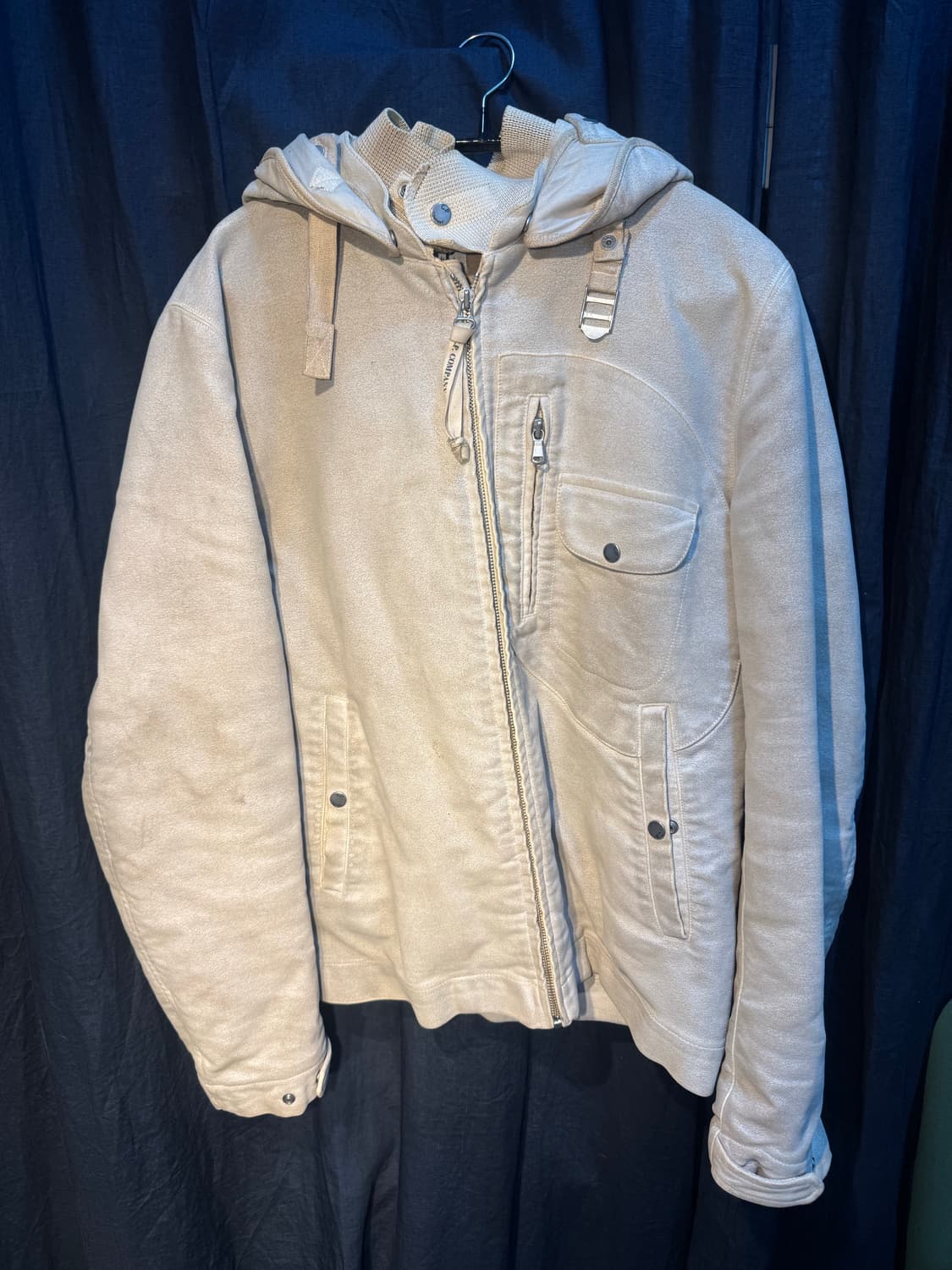 C.P. Company 고글 가죽 자켓 48사이즈 상품이미지2