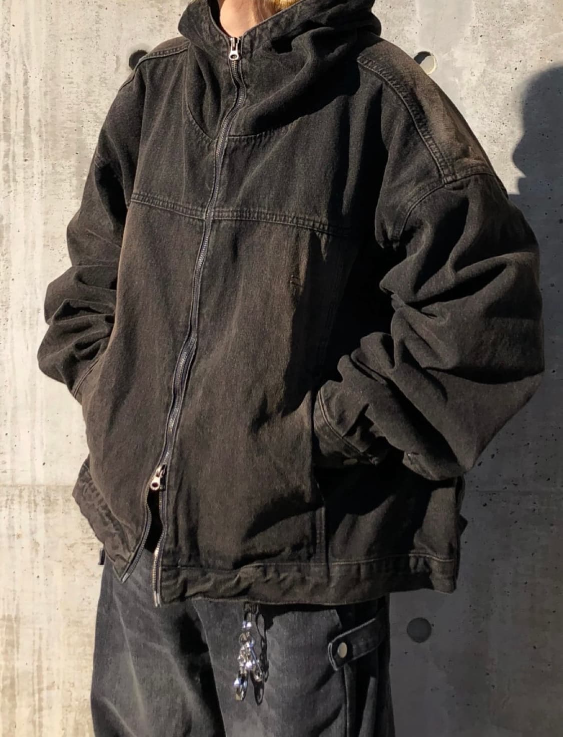 쇼핑몰 SEAZ 시즈 데님 후드 집업 청자켓 상품이미지3