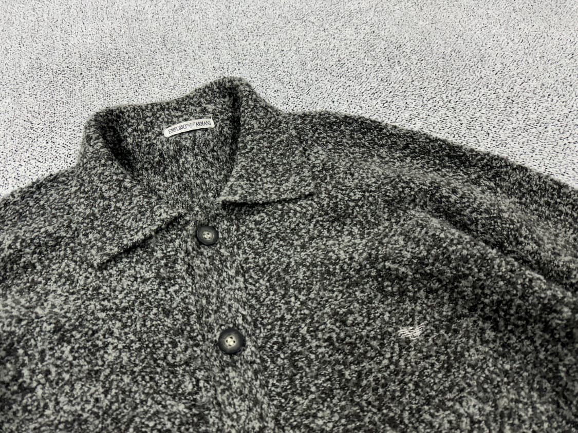 엠포리오 아르마니 90s 울혼방 가디건 상품이미지4