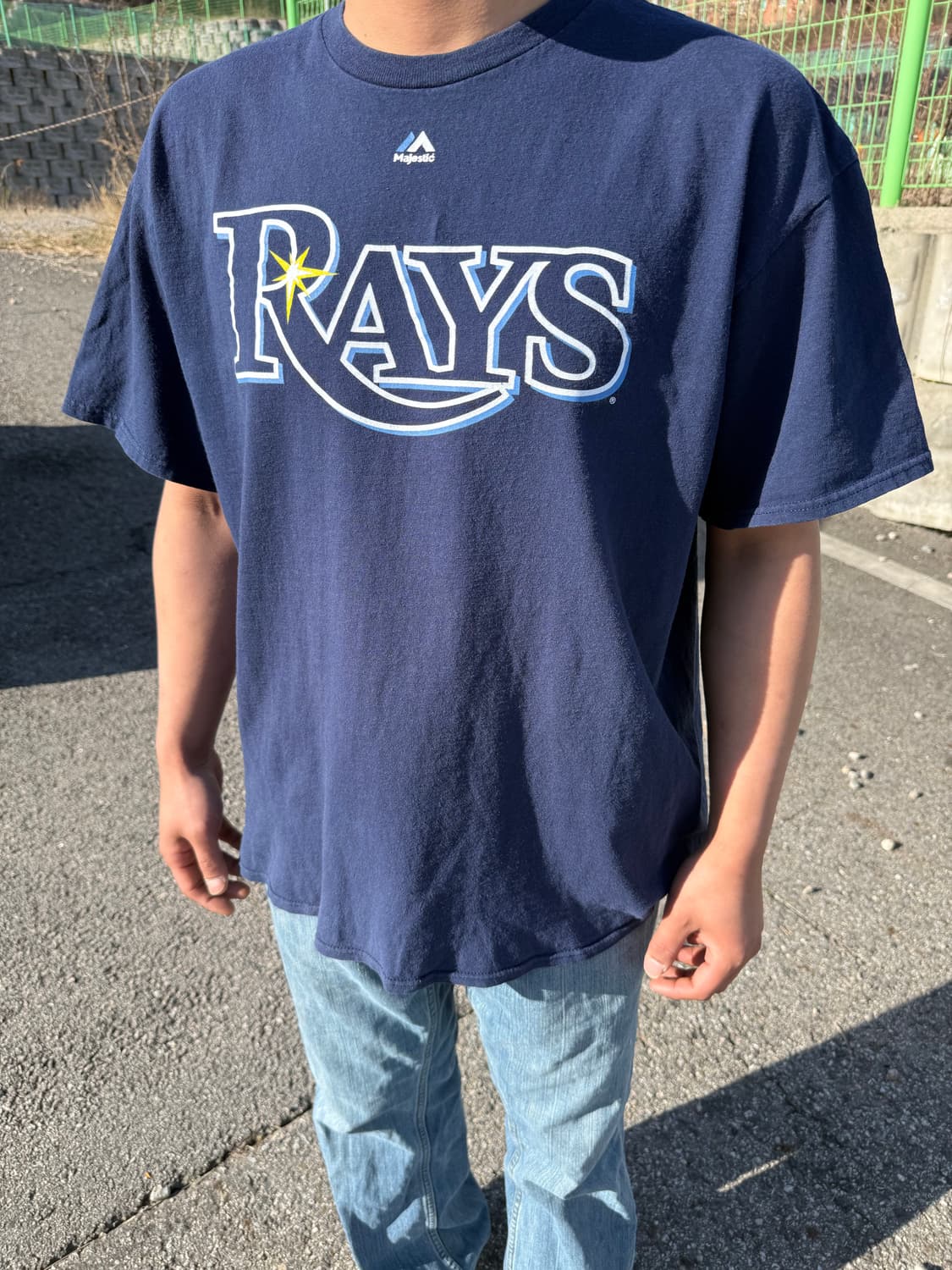 Majestic MLB 마제스틱 탬파베이 레이스 반팔 티셔츠 상품이미지4