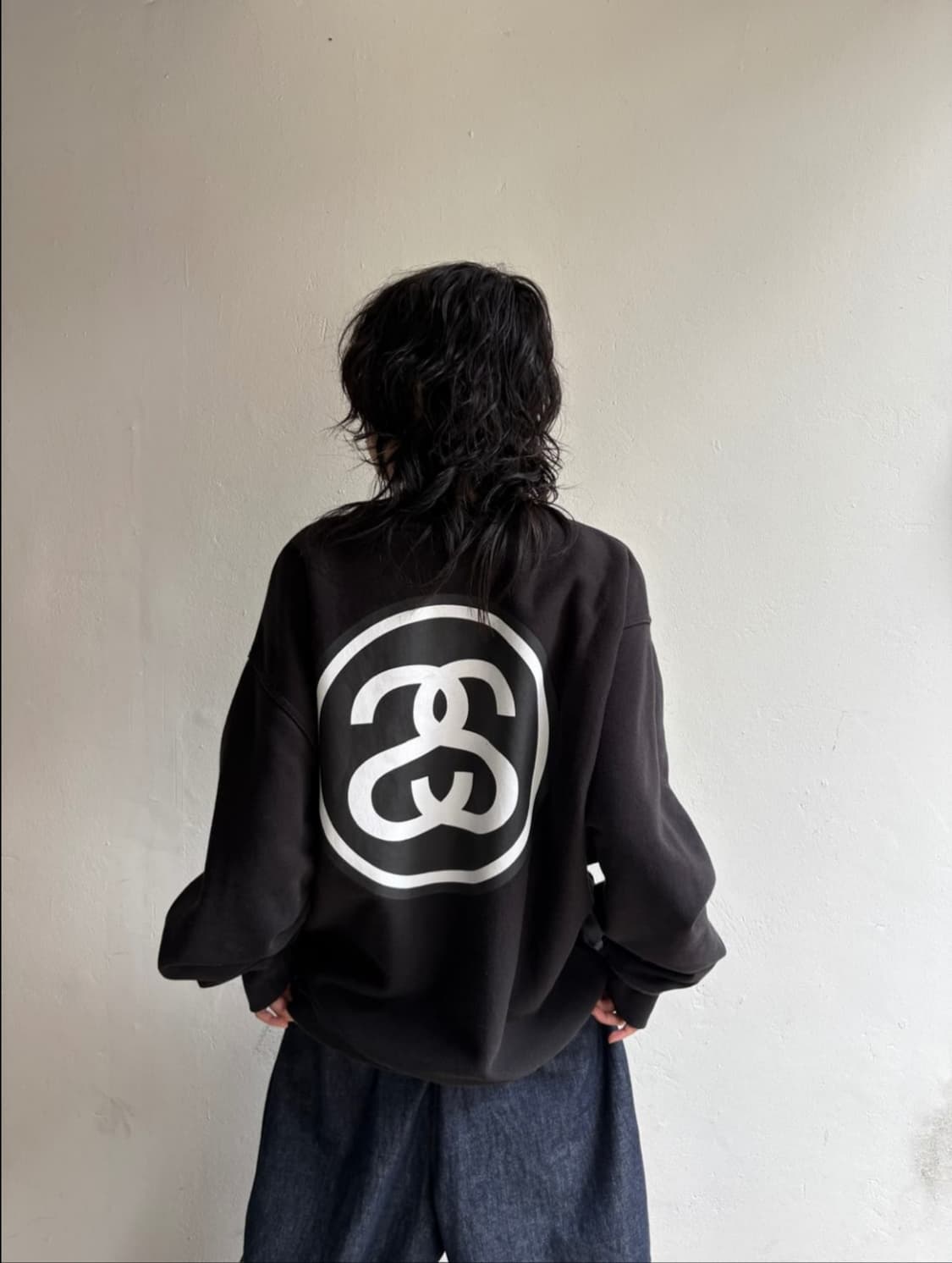 스투시 오버핏 SS로고 스웻셔츠 상품이미지4