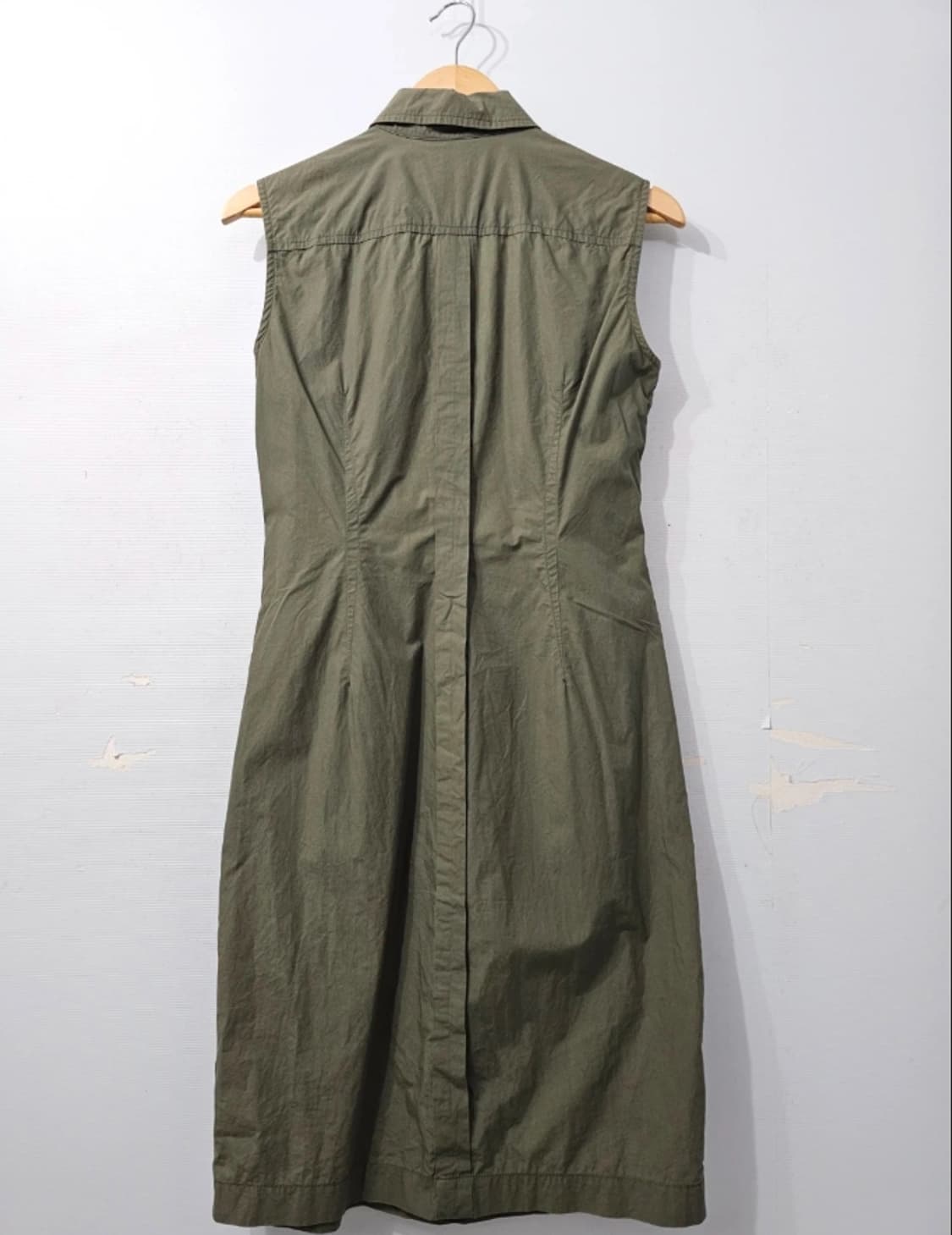 막스마라 셔츠 원피스 롱드레스 카키 ~66 상품이미지2