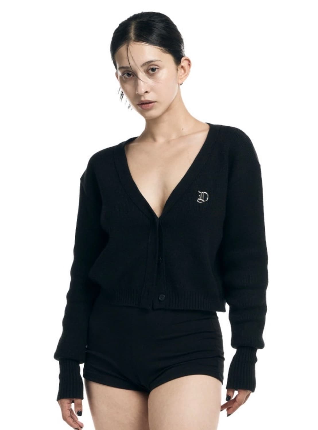 오도어 bon cardigan in black 상품이미지1