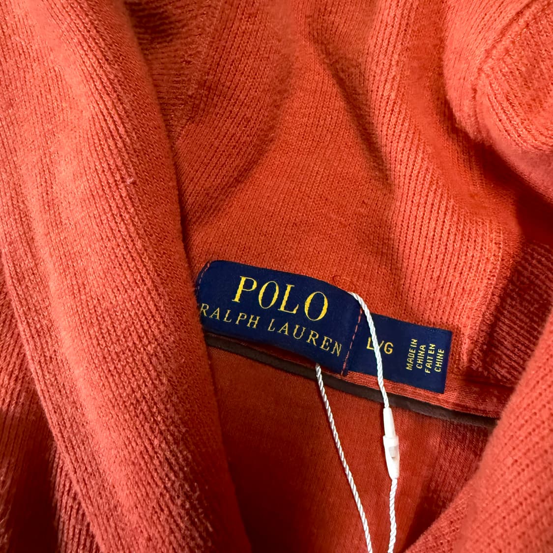 폴로 랄프로렌 숄카라 코튼 니트 L 상품이미지5