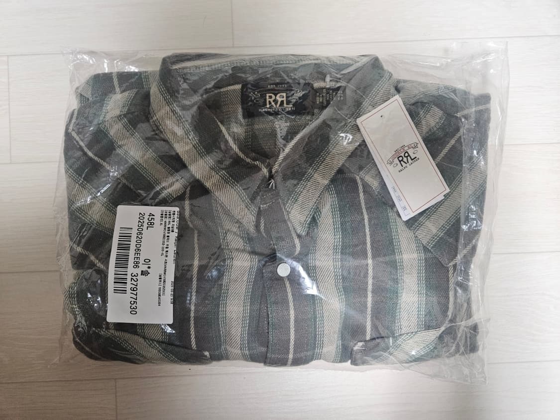 RRL 더블알엘 플래드 트윌 웨스턴 셔츠 XL 상품이미지2