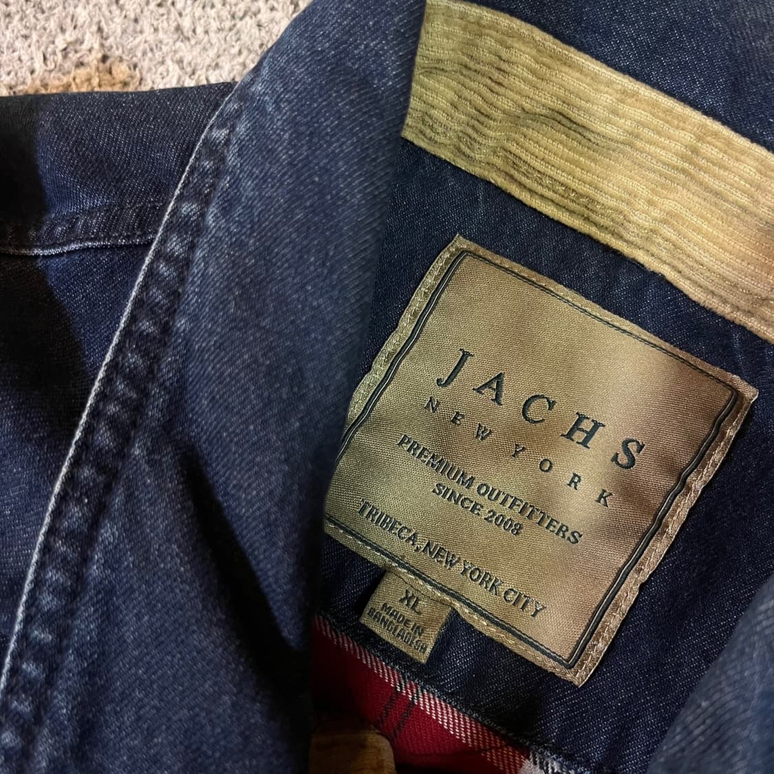 잭스 뉴욕 데님 헌팅자켓 상품이미지3