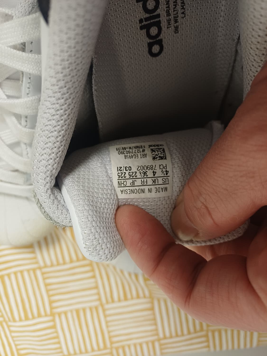 아디다스 슈퍼스타 오리지널스 화이트 블랙 (225) 상품이미지7