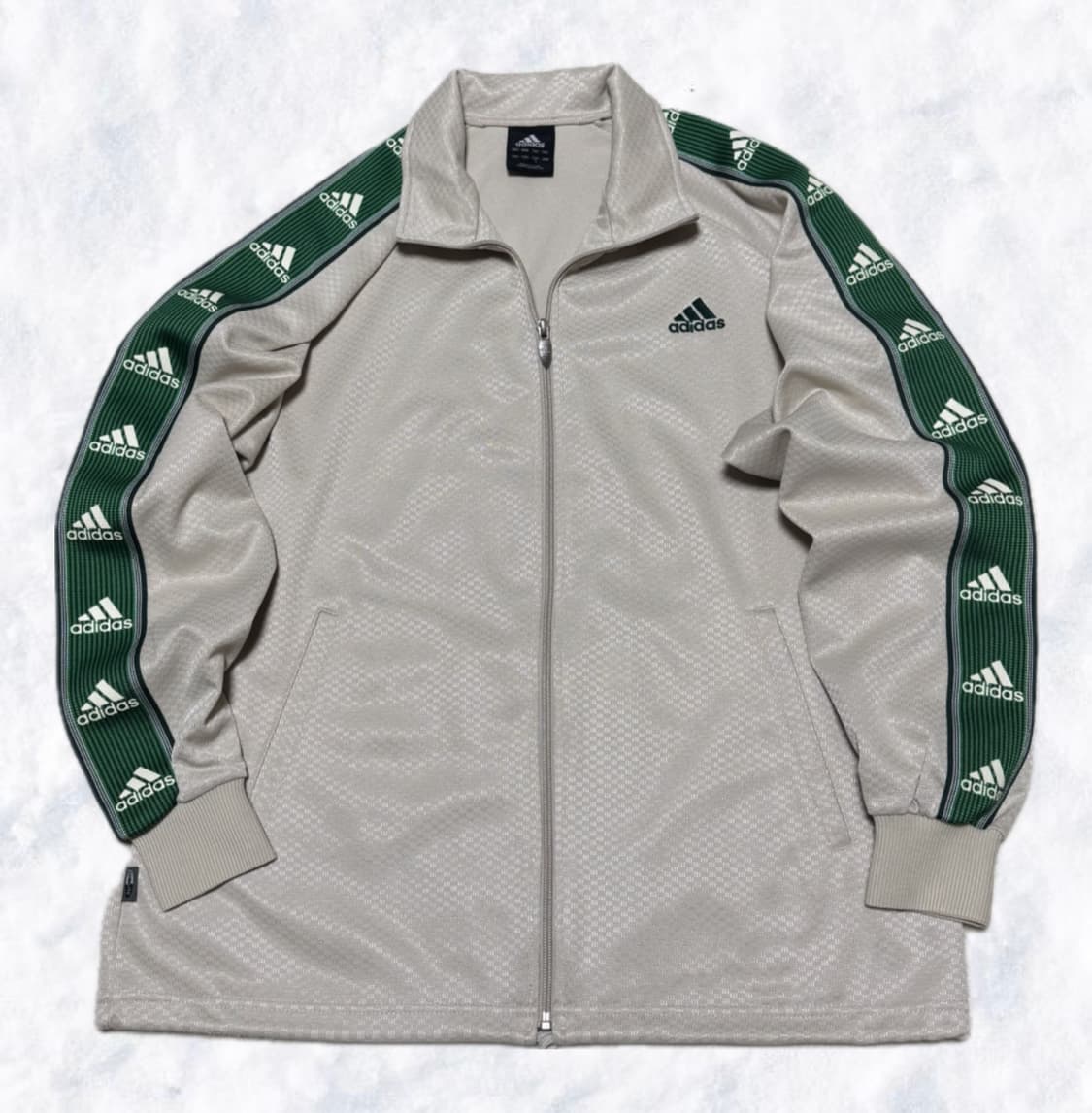 아디다스 일본 베이지 그린 져지  상품이미지1